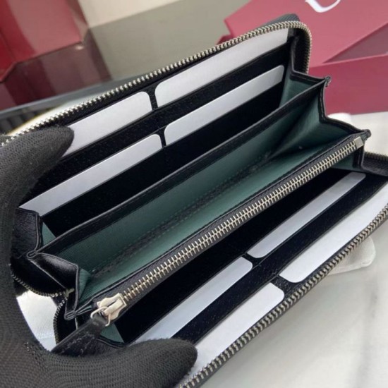 Premio Replica Portafoglio Gucci Ophidia con cerniera 838694 Nero Imitazione Outlet