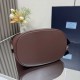 Premio Replica Borse a secchiello con fibbia Prada Borgogna Imitazione Outlet