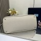 Premio Replica Borse tote Prada Jardinière extra large in tela di cotone Beige Imitazione Outlet