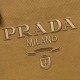 Premio Replica Borse tote Prada Jardinière extra large in tela di cotone marrone Imitazione Outlet