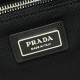 Qualità Originale Replica Borse tote Prada Jardinière extra large in tela di cotone Nero False Online Premio Replica Borse tote Prada Jardinière extra large in tela di cotone Nero Imitazione Outlet