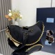 Premio Replica Borsa a tracolla Prada Re-Nylon Demi-Lune 1BH222 nera Imitazione Outlet