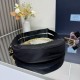 Premio Replica Borsa a tracolla Prada Re-Nylon Demi-Lune 1BH222 nera Imitazione Outlet