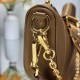 Premio Replica Borsa a tracolla Prada Re-Nylon Demi-Lune 1BH222 marrone Imitazione Outlet