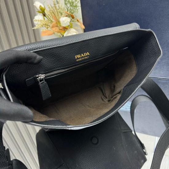 Premio Replica Borsa a tracolla Prada messenger 2VD069 Nero Imitazione Outlet