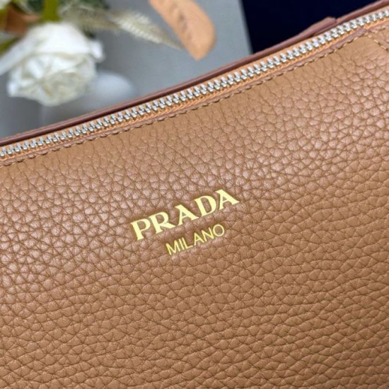 Premio Replica Borsa a tracolla Prada messenger 2VH178 Marrone Imitazione Outlet