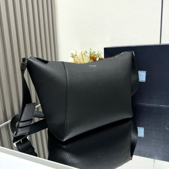 Premio Replica Borsa a tracolla Prada messenger 2VH178 Nero Imitazione Outlet
