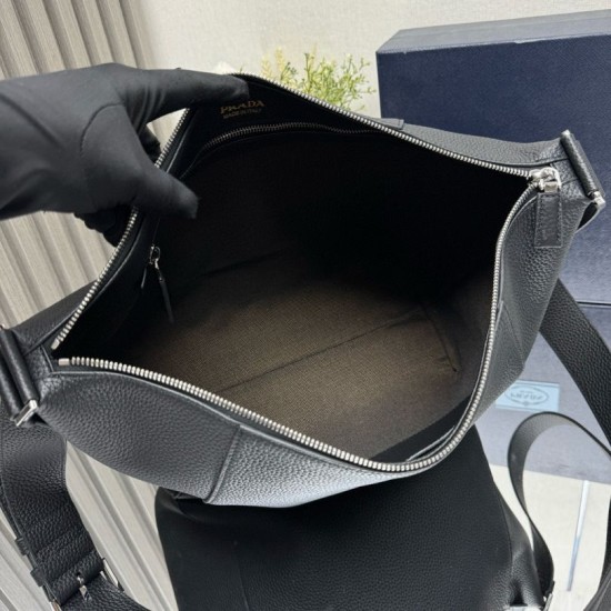 Premio Replica Borsa a tracolla Prada messenger 2VH178 Nero Imitazione Outlet