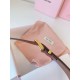 Premio Replica Cintura con fibbia color oro Miu Miu 35mm marrone Imitazione Outlet