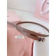 Premio Replica Cintura con fibbia color oro Miu Miu 15mm marrone Imitazione Outlet