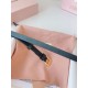 Premio Replica Cintura con fibbia color oro Miu Miu 15mm Nero Imitazione Outlet