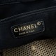 Replica Premium Borsa tote Chanel Deauville Beach Shopping AS3257 Rafia Nero Imitazione Outlet