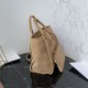 Replica Premium Borsa tote Chanel Deauville Beach Shopping AS3257 rafia Marrone Imitazione Outlet