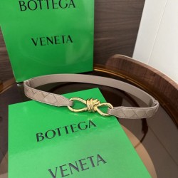 Replica Premium Cintura BV Andiamo Intrecciato Nappa albicocca Imitazione Outlet