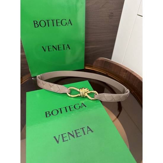Replica Premium Cintura BV Andiamo Intrecciato Nappa albicocca Imitazione Outlet