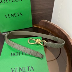 Replica Premium Cintura BV Andiamo Intrecciato Nappa verde Imitazione Outlet