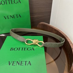 Replica Premium Cintura BV Andiamo Intrecciato Nappa verde Imitazione Outlet