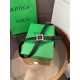 Replica Premium Cintura BV Contour Intrecciato piccolo seta intrecciata Nero Imitazione Outlet
