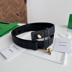 Replica Premium Cintura tessuto a quadri grandi BV Andiano Intreccio Rosso Imitazione Outlet
