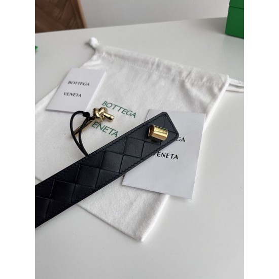 Replica Premium Cintura tessuto a quadri grandi BV Andiano Intreccio Rosso Imitazione Outlet