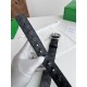 Replica Premium Cintura Intreccio Intreccio Check Da Uomo Bottega Veneta Nero Imitazione Outlet