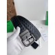 Replica Premium Cintura reversibile da uomo Bottega Veneta Intreccio Nero Imitazione Outlet