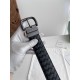 Replica Premium Cintura reversibile da uomo Bottega Veneta Intreccio Nero Imitazione Outlet