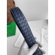 Replica Premium Cintura reversibile da uomo Bottega Veneta Intreccio Blu Imitazione Outlet