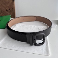 Replica Premium Cintura reversibile in pelle da uomo BV Nero Imitazione Outlet