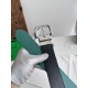 Replica Premium Cintura reversibile in pelle da uomo BV Nero/Blu Imitazione Outlet