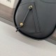 Replica Premium Borsa a tracolla Loewe Hammock Slice nera Imitazione Outlet