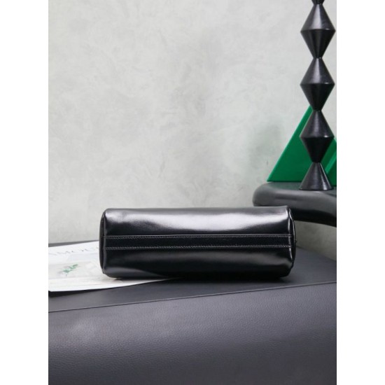 Replica Premium Pochette Miu Miu Honey Caprice con stampa a conchiglia 5BF131 Nero Imitazione Outlet