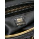 Replica Premium Pochette Miu Miu Caprice trapuntata nappa 5BF130 Nero Imitazione Outlet
