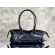 Replica Premium Borsa a tracolla Balenciaga Le City East-West Nero Imitazione Outlet