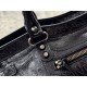 Replica Premium Borsa a tracolla Balenciaga Le City East-West Nero Imitazione Outlet