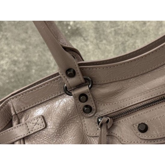 Replica Premium Borsa a tracolla Balenciaga Le City East-West Rosa Imitazione Outlet