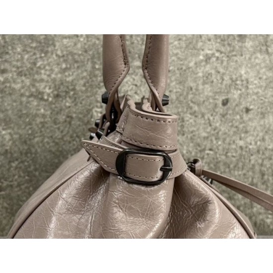 Replica Premium Borsa a tracolla Balenciaga Le City East-West Rosa Imitazione Outlet