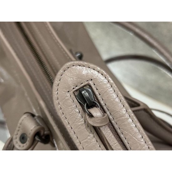 Replica Premium Borsa a tracolla Balenciaga Le City East-West Rosa Imitazione Outlet