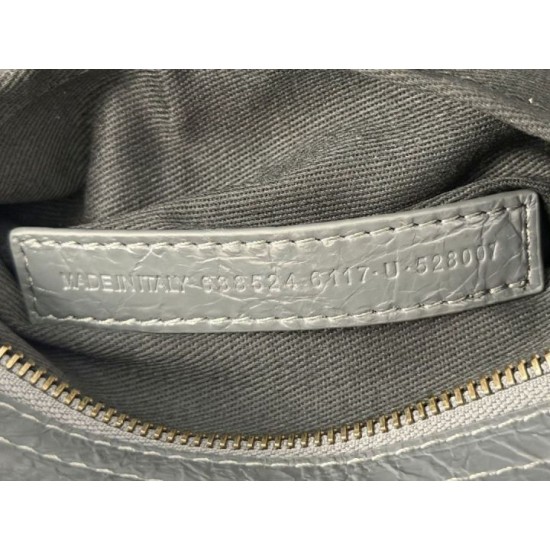 Replica Premium Borsa a tracolla Balenciaga Le City East-West grigia Imitazione Outlet