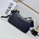 Replica Premium Borsa a tracolla media Loewe Ola nera Imitazione Outlet