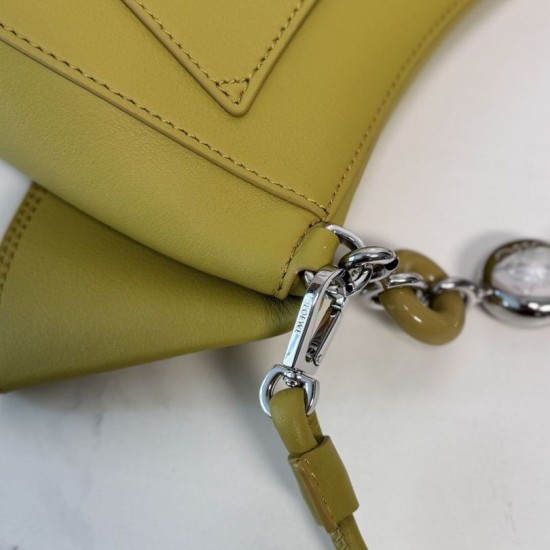 Repliche Borsa a tracolla media Loewe Ola Giallo Falso online Replica Premium Borsa a tracolla media Loewe Ola Giallo Imitazione Outlet