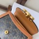 Replica Premium Borsa Celine Mini Besace Clea Triomphe Canvas Pelle di vitello Imitazione Outlet