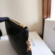 Replica Premium Piccola pochette Celine con tracolla pelle di vitello liscia Nero Imitazione Outlet
