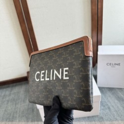 Replica Premium Piccola pochette Celine con tracolla tela Triomphe Imitazione Outlet