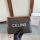 Replica Premium Piccola pochette Celine con tracolla tela Triomphe Imitazione Outlet