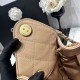 Replica Borsa a mano media Chanel 25 Hobo Caviar Quilted AS5311 Beige Imitazione Outlet