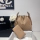 Replica Borsa a mano media Chanel 25 Hobo Caviar Quilted AS5311 Beige Imitazione Outlet