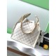 Replica Borsa a mano media Chanel 25 Hobo Caviar Quilted AS5311 Bianco Imitazione Outlet