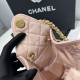Replica Borsa a mano media Chanel 25 Hobo Caviar Quilted AS5311 Rosa Imitazione Outlet