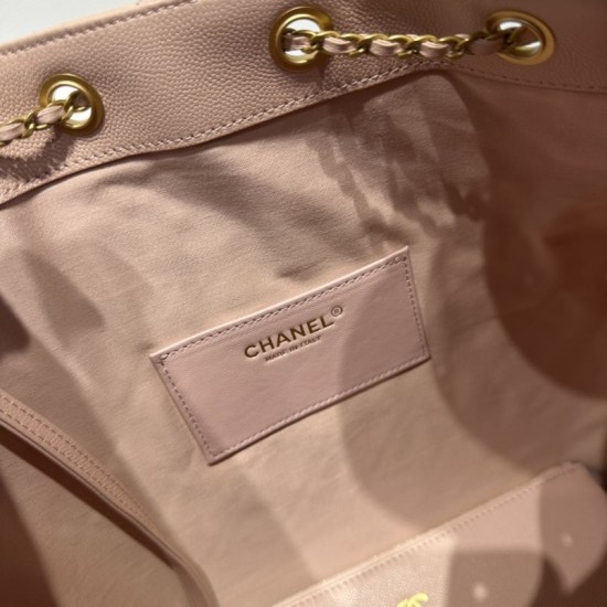 Replica Borsa a mano media Chanel 25 Hobo Caviar Quilted AS5311 Rosa Imitazione Outlet
